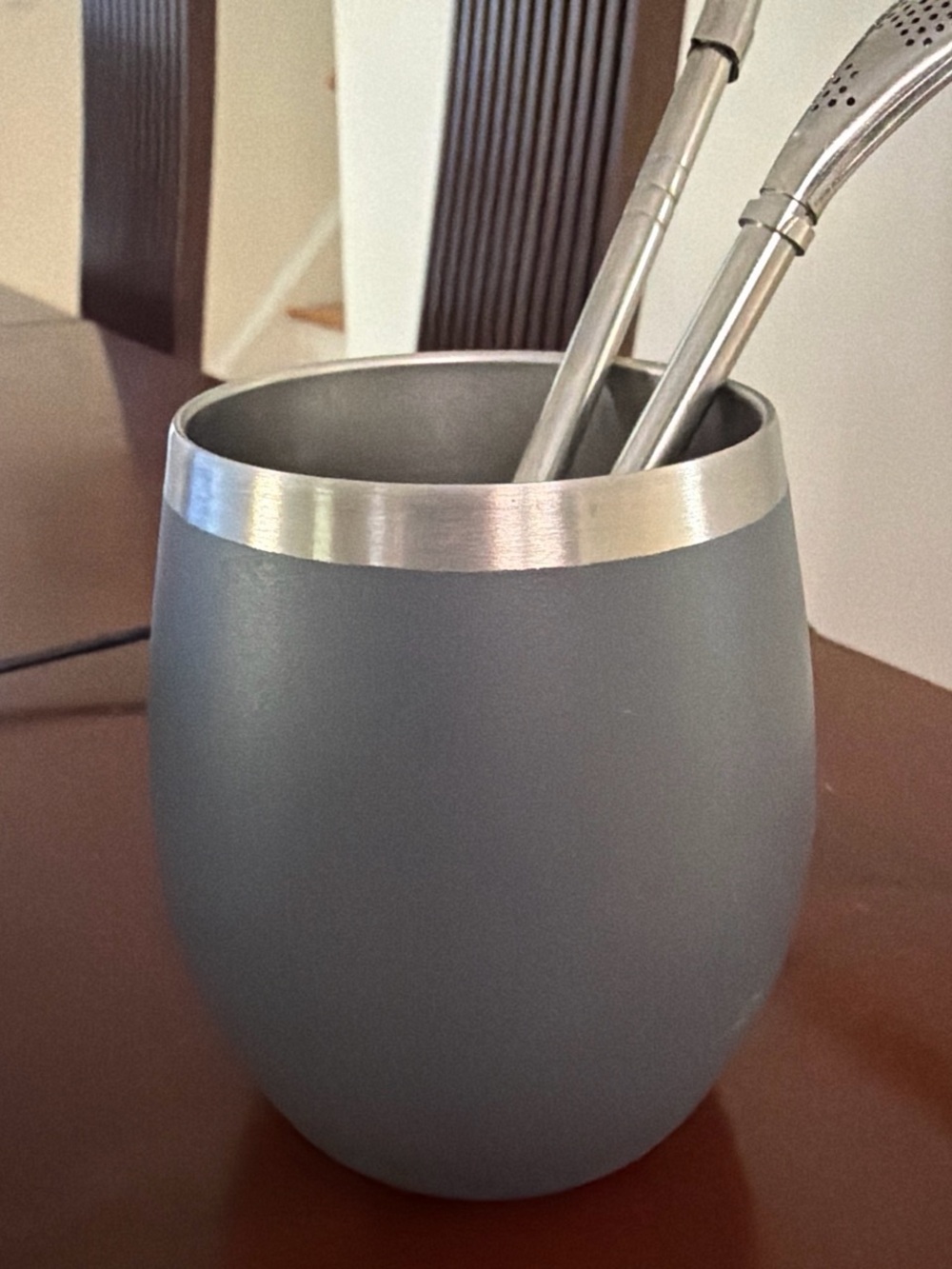 Matte Gray Stainless Cup